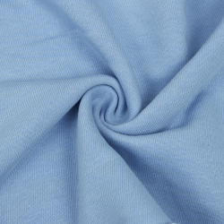 Ткань Футер 3-х нитка, Петля, цвет Светло-Голубой (на отрез)  в Йошкар-Оле