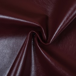 Ткань Дерматин (Кожзам) для мебели, цвет Бордовый (на отрез)  в Йошкар-Оле