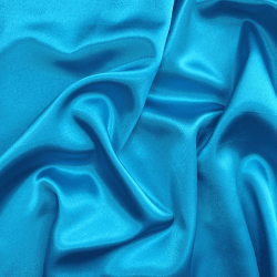 *Ткань Атлас-сатин, цвет Голубой (на отрез)  в Йошкар-Оле