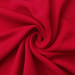 Флис Односторонний 130 гр/м2, цвет Красный (на отрез)  в Йошкар-Оле