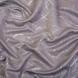 Ткань Блэкаут для штор светозатемняющая 75% &quot;Ледовое тиснение цвет Серый&quot; (на отрез)  в Йошкар-Оле