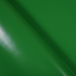Ткань ПВХ 450 гр/м2, Зелёный (Ширина 160см), на отрез  в Йошкар-Оле