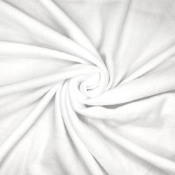 Флис Односторонний 130 гр/м2, цвет Белый (на отрез)  в Йошкар-Оле