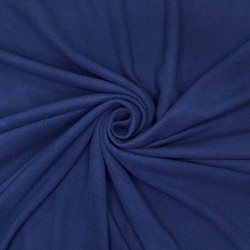 Флис Односторонний 130 гр/м2, цвет Темно-синий (на отрез)  в Йошкар-Оле