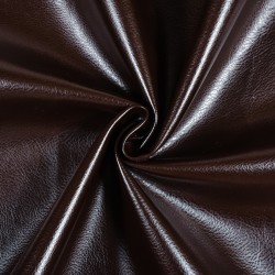 Ткань Дерматин (Кожзам) для мебели, цвет Темно-Коричневый (на отрез)  в Йошкар-Оле