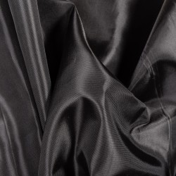Ткань подкладочная Таффета 190Т, цвет Черный (на отрез)  в Йошкар-Оле