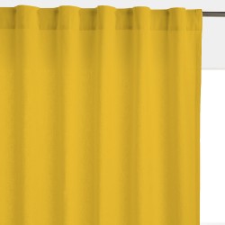 Штора уличная на Трубной ленте (В-220*Ш-145) Желтая, (ткань Оксфорд 600)  в Йошкар-Оле