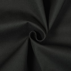 Ткань смесовая Канвас 35/65, цвет Черный (на отрез)  в Йошкар-Оле