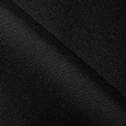Прорезиненная ткань Оксфорд 600D ПВХ, Черный  в Йошкар-Оле, 340 г/м2, 359 руб