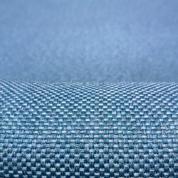 Ткань Блэкаут для штор светозатемняющая 85% &quot;Рогожка Синяя&quot; (на отрез)  в Йошкар-Оле