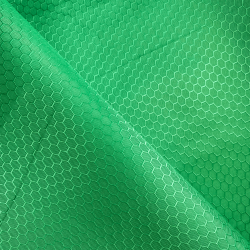 Ткань Оксфорд 300D PU Рип-Стоп СОТЫ, цвет Зелёный (на отрез)  в Йошкар-Оле