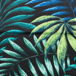 Интерьерная ткань Дак (DUCK), принт &quot;Тропические листья&quot; (на отрез)  в Йошкар-Оле
