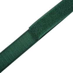 Контактная лента 25мм цвет Зелёный (велькро-липучка, на отрез)  в Йошкар-Оле