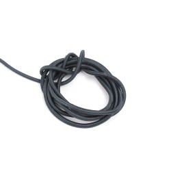 Шнур (Резинка) шляпный 3мм, цвет Серый (на отрез)  в Йошкар-Оле