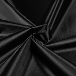 *Ткань Оксфорд 210D PU, цвет Черный (на отрез)  в Йошкар-Оле