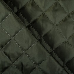 Стеганая подкладочная ткань с синтепоном (100гр/м2), цвет Хаки (на отрез)  в Йошкар-Оле