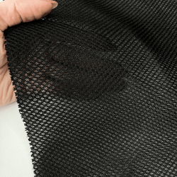 Сетка 3D трехслойная Air mesh 165 гр/м2, цвет Черный (на отрез)  в Йошкар-Оле
