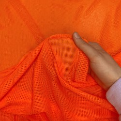 Трикотажная Сетка 75 г/м2, цвет Оранжевый (на отрез)  в Йошкар-Оле