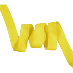 Окантовочная лента-бейка, цвет Жёлтый 22мм (на отрез)  в Йошкар-Оле